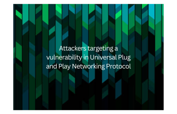 Attackers Targeting a Vulnerability in Universal Plug and Play Networking Protocol