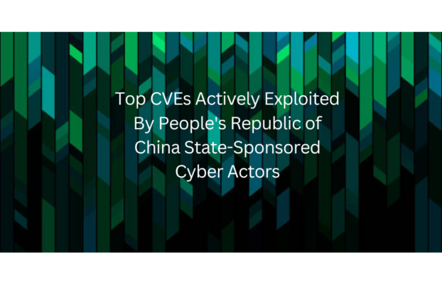 Top CVEs Actively Exploited By People’s Republic of China State-Sponsored Cyber Actors 